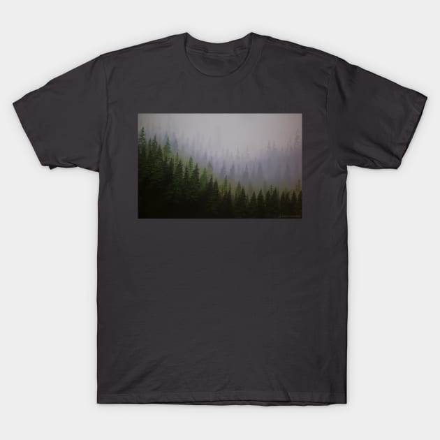 misty mountain T-Shirt by JJacobs